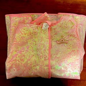 Disney Princess Pink Sequin Raincoat